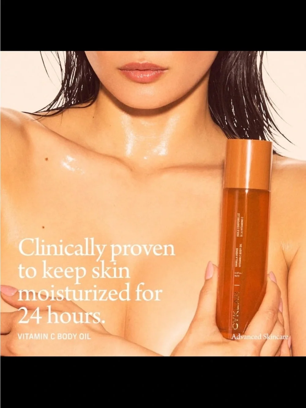 NWOB CYKLAR Vanilla Verve Vitamin C Body Oil with Ectoin